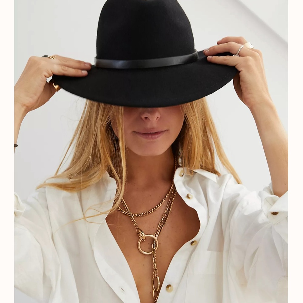 Wythe Leather Band Felt Hat